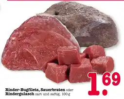 E-Center Rinder-bugfilets Angebot