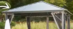 Aldi Nord Home Deluxe LED-Solar-Pavillon Azur Angebot