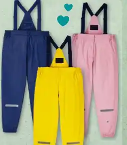 Aldi Nord Lily & Dan Kinder Regenhose Angebot