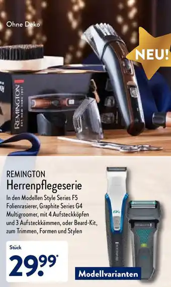 Aldi Nord Remington Herrenpflegeserie Angebot