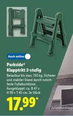 Lidl Parkside Klapptritt 2-stufig Angebot