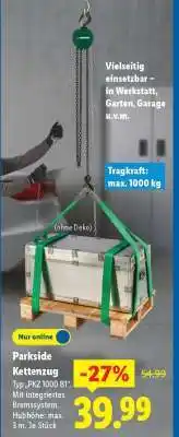 Lidl PARKSIDE Kettenzug Angebot