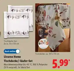 Lidl Livarno Home Tischdecke/-läufer-Set Angebot