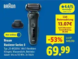 Lidl Braun Rasierer Series 5 Angebot