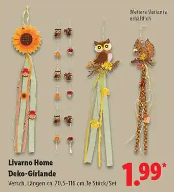 Lidl LIVARNO home Deko-Girlande Angebot