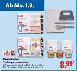 Lidl Marabu Creabox Strukturpasten-Kreativset Angebot
