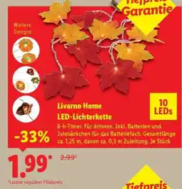 Lidl LIVARNO home LED-Lichterkette Angebot