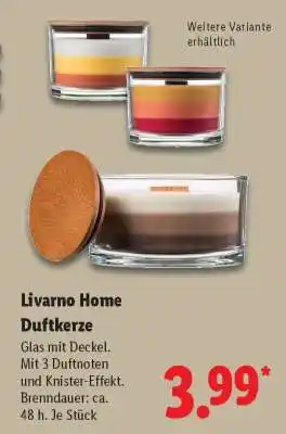 Lidl LIVARNO home Duftkerze Angebot