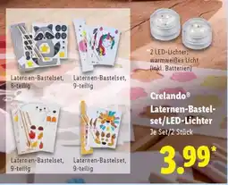Lidl crelando Laternen-Bastelset/LED-Lichter Angebot