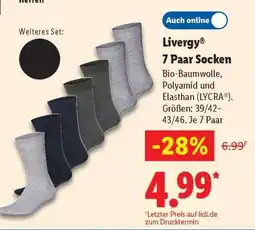 Lidl Livergy 7 Paar Socken Angebot
