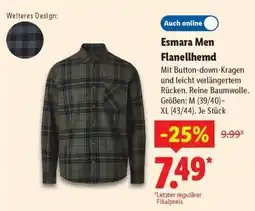Lidl Esmara Men Flanellhemd Angebot