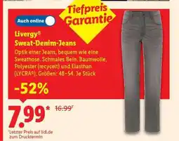 Lidl LIVERGY Sweat-Denim-Jeans Angebot