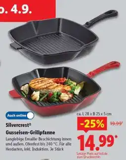 Lidl Silvercrest Gusseisen-Grillpfanne Angebot