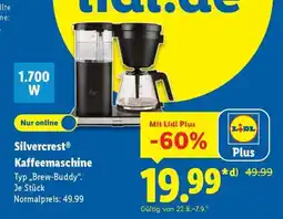 Lidl SILVERCREST Kaffeemaschine Angebot