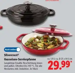 Lidl Silvercrest Gusseisen-Servierpfanne Angebot