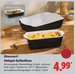 Lidl Silvercrest Steingut-Auflaufform Angebot