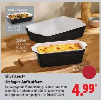 Lidl Silvercrest Steingut-Auflaufform Angebot