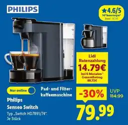 Lidl PHILIPS Senseo Switch Angebot