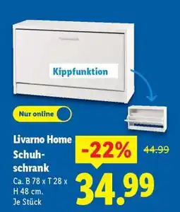 Lidl Livarno Home Schuhschrank Angebot