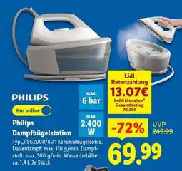 Lidl Philips Dampfbügelstation Angebot
