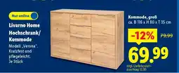 Lidl Livarno Home Hochschrank/Kommode Angebot