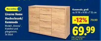 Lidl Livarno Home Hochschrank/Kommode Angebot