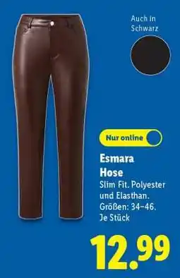 Lidl Esmara Hose Angebot