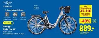 Lidl ZÜNDAPP E-Bike City, 28 Angebot