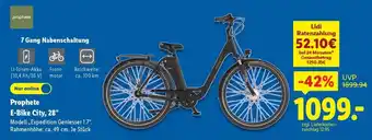 Lidl prophete E-Bike City, 28 Angebot