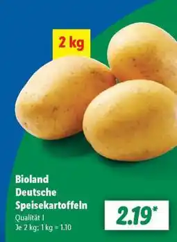 Lidl Bioland Deutsche Speisekartoffeln Angebot