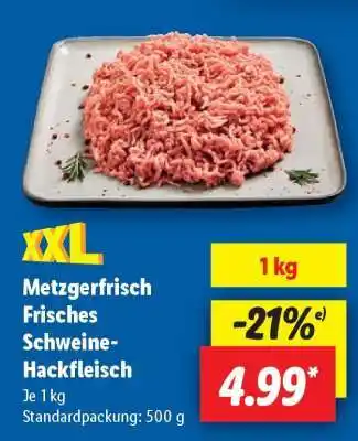Lidl Metzgerfrisch Frisches Schweine­ Hackfleisch Angebot