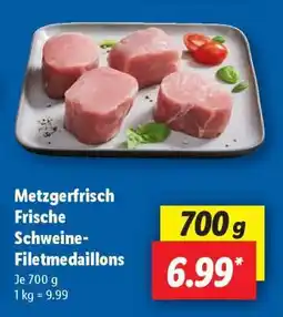Lidl Metzgerfrisch Frische Schweine-Filetmedaillons Angebot
