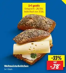 Lidl Weltmeisterbrötchen Angebot