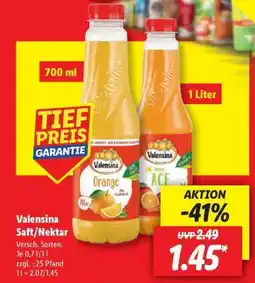 Lidl Valensina Saft/Nektar Angebot