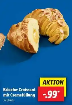 Lidl Brioche-Croissant mit Cremefüllung Angebot