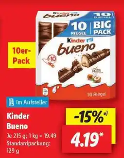 Lidl Kinder Bueno Angebot