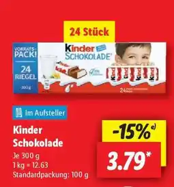 Lidl kinder Schokolade Angebot