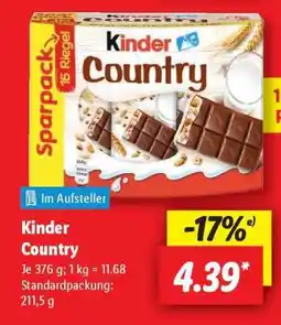 Lidl Kinder Country Angebot