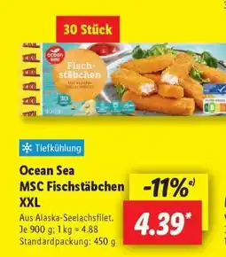 Lidl Ocean Sea MSC Fischstäbchen XXL Angebot