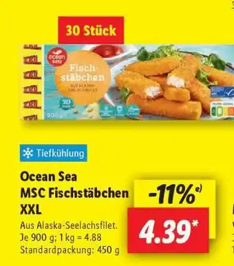 Lidl Ocean Sea MSC Fischstäbchen XXL Angebot
