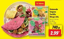 Lidl Vemondo Vegane Tortilla Wraps XXL Angebot