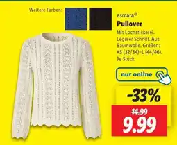 Lidl esmara Pullover Angebot