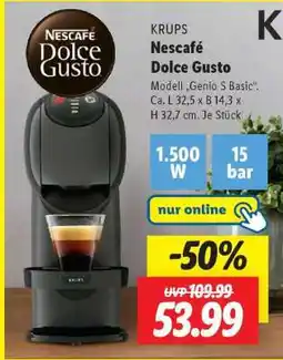 Lidl Nescafé Dolce Gusto Angebot