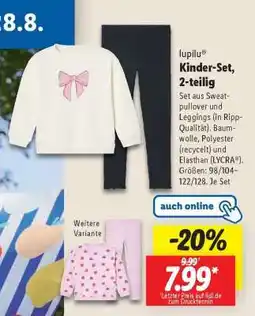 Lidl lupilu Kinder-Set, 2-teilig Angebot
