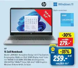 Lidl HP 15 Zoll Notebook Angebot