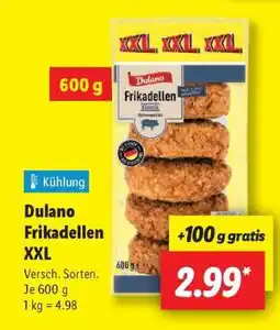 Lidl Dulano Frikadellen XXL Angebot