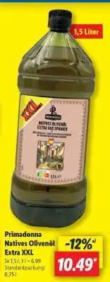 Lidl Primadonna Natives Olivenöl Extra XXL Angebot