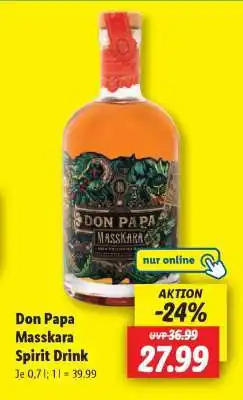 Lidl Don Papa Masskara Spirit Drink Angebot