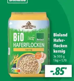 Lidl Bioland Haferflocken kernig Angebot