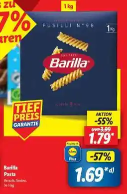 Lidl Barilla Pasta Angebot